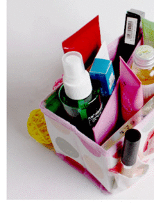 無紡布圓點 化妝品收納盒 折疊收納盒批發(fā) 桌面收納盒價格 廠家 圖片